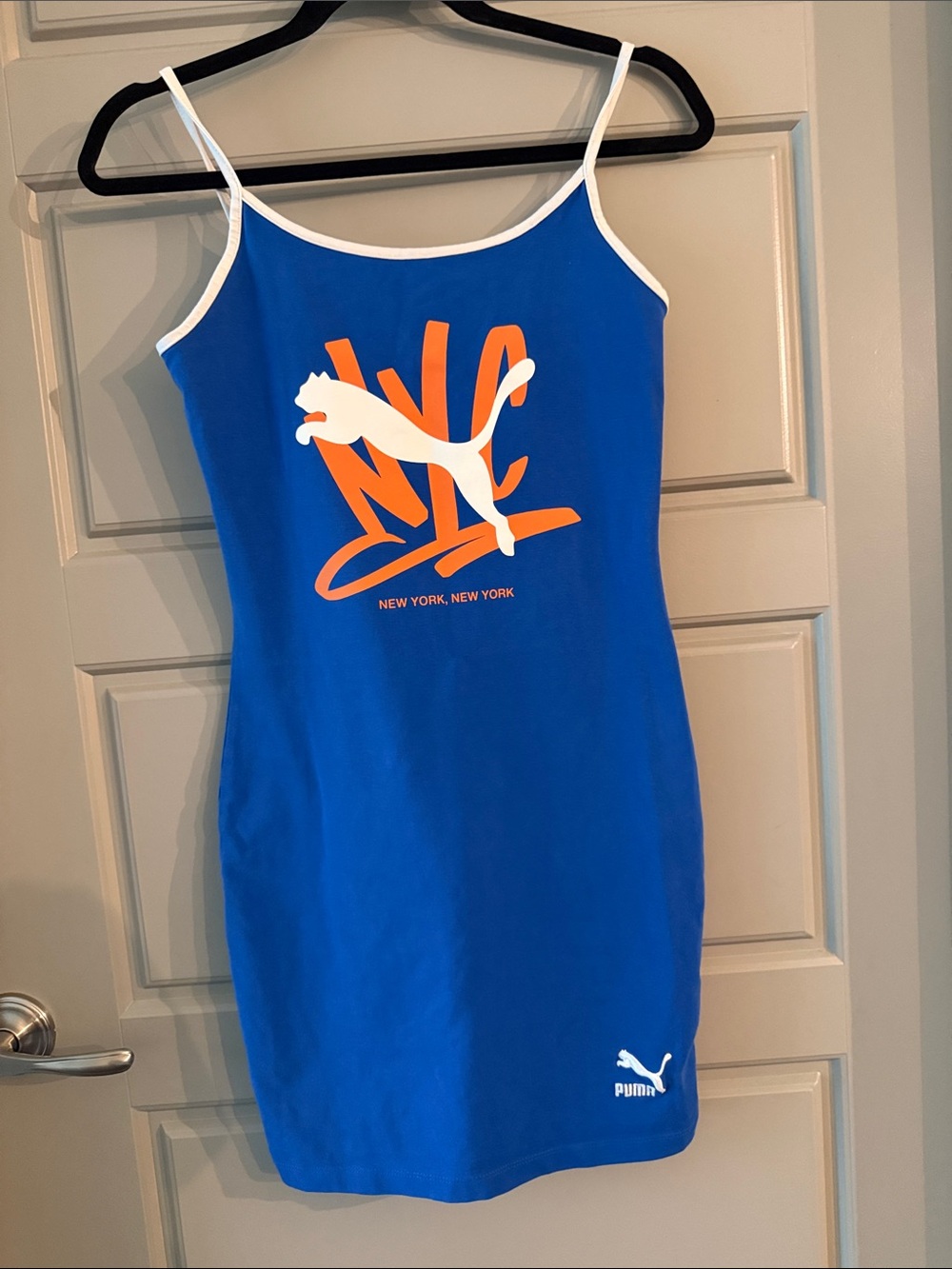 NYC Knicks 💙🧡 Puma Royal Blue Dress with Orange NYC